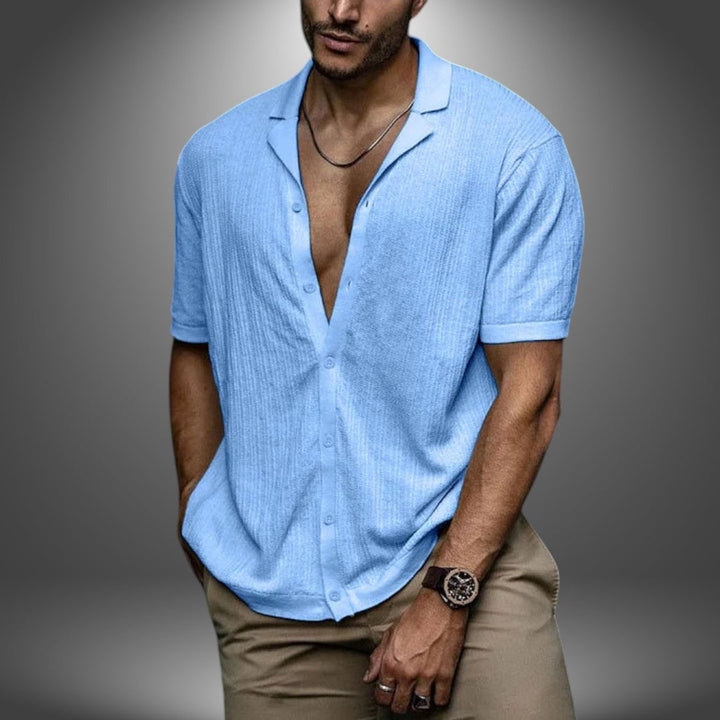 Lorenzo | Camicia Artigianale in Lino da Uomo