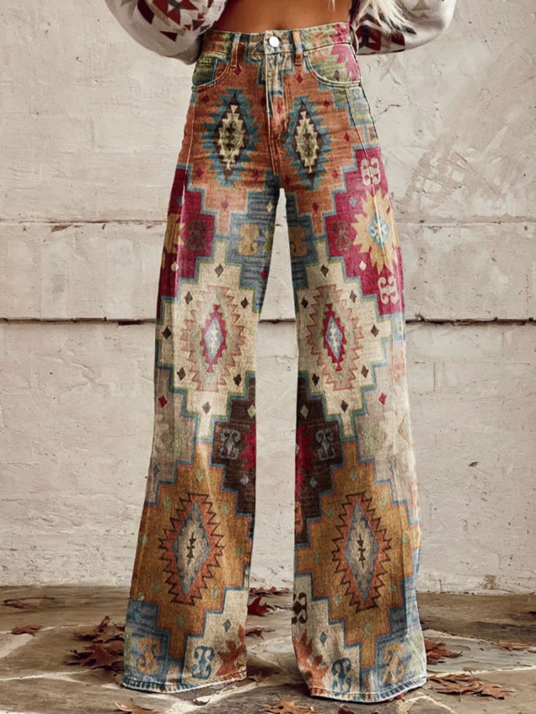 Lisa | Pantaloni retrò eleganti in tessuto premium