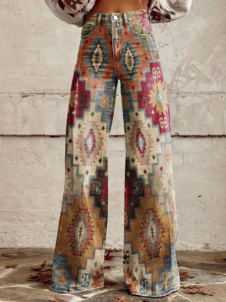 Lisa | Pantaloni retrò eleganti in tessuto premium