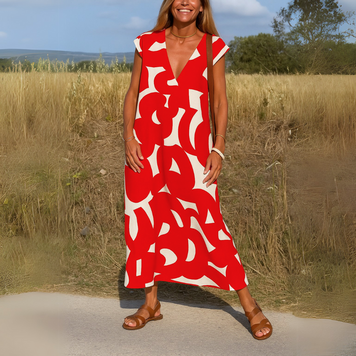 Valentina | Vestito elegante con scollatura a V