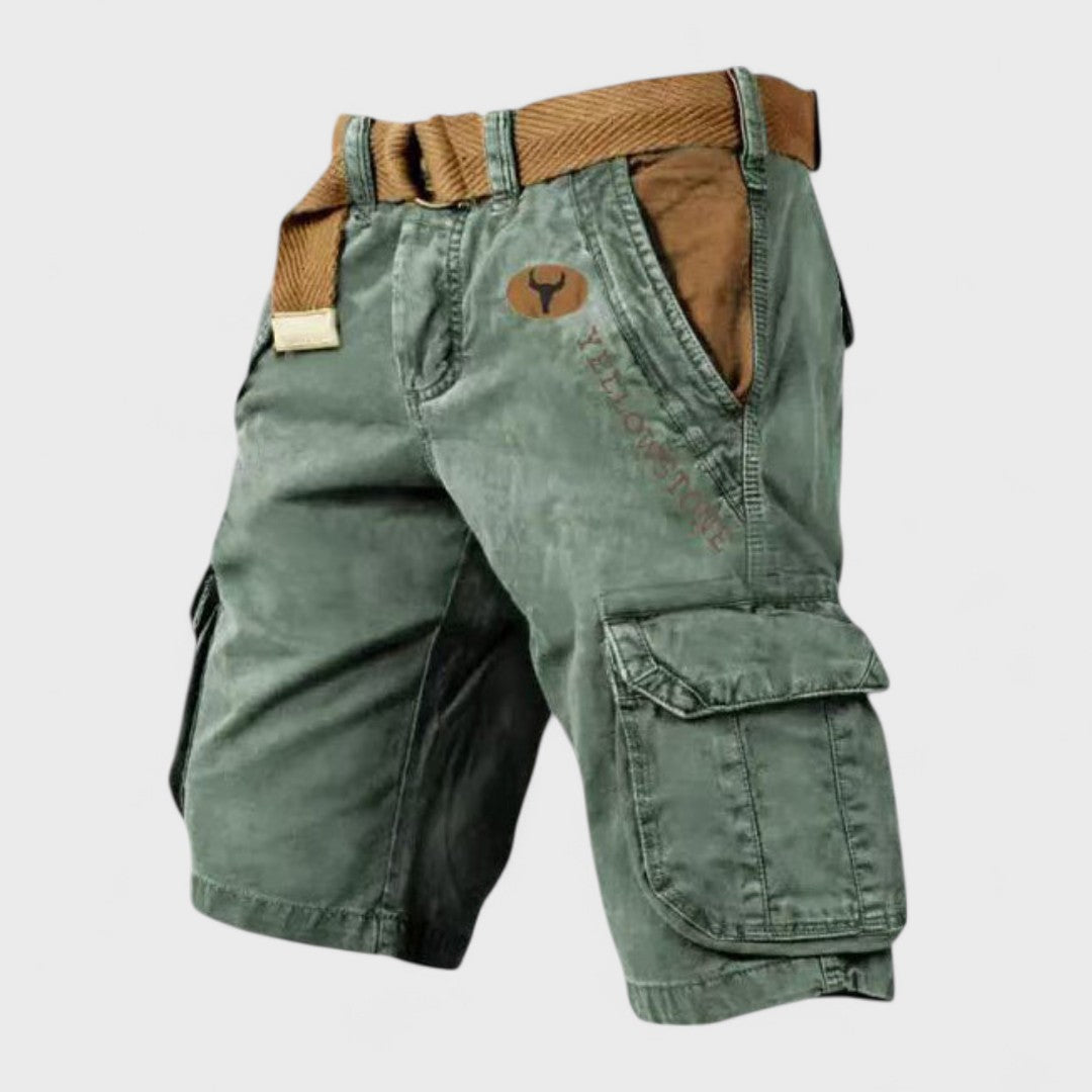 Luca | Pantaloni Corti Cargo Artigianali da Uomo