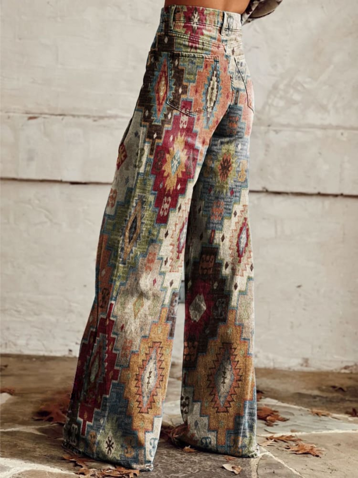 Lisa | Pantaloni retrò eleganti in tessuto premium