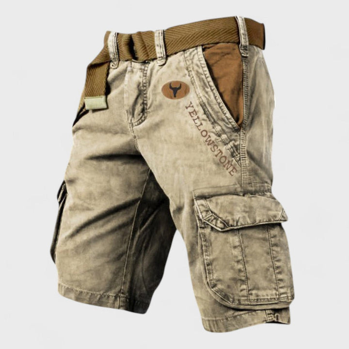 Luca | Pantaloni Corti Cargo Artigianali da Uomo