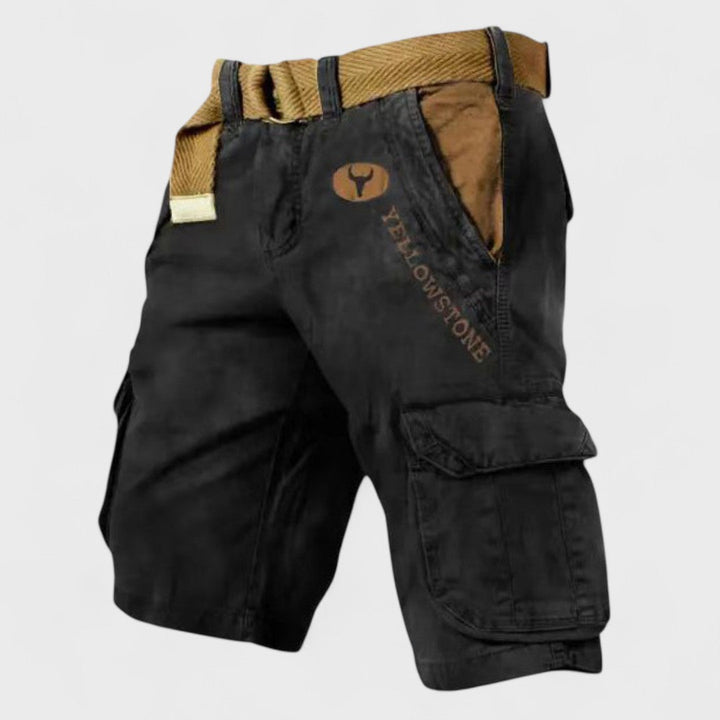 Luca | Pantaloni Corti Cargo Artigianali da Uomo
