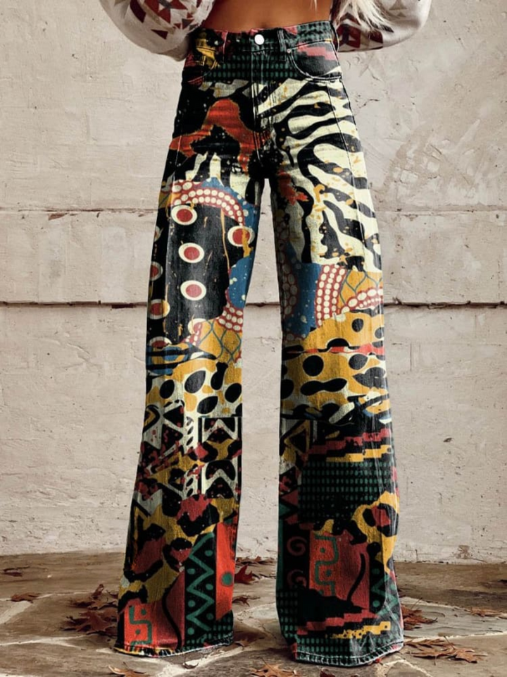 Sara | Pantaloni artistici eleganti in materiale premium