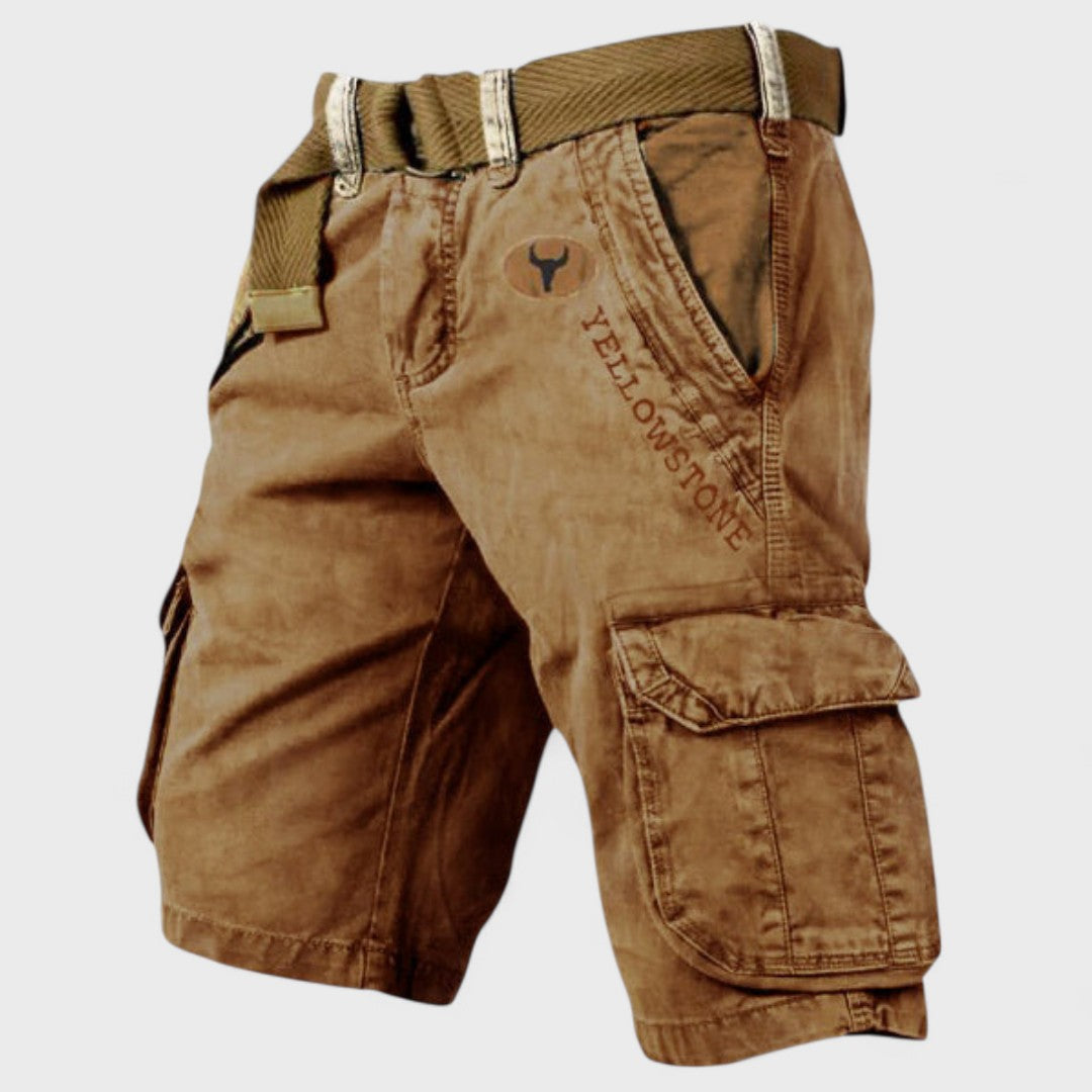 Luca | Pantaloni Corti Cargo Artigianali da Uomo