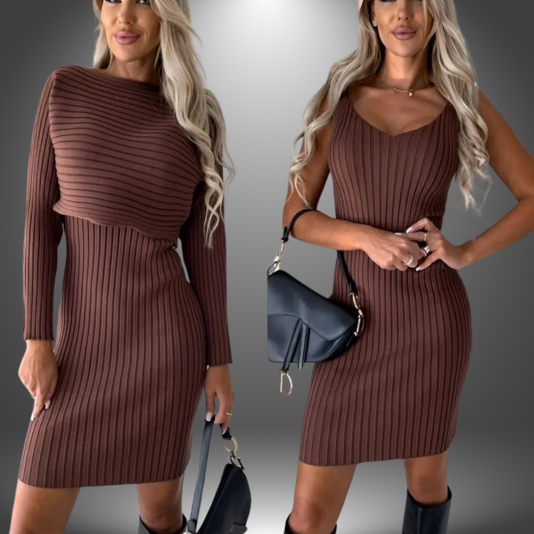 Sophia™ | Vestito Senza Maniche con Maglione in Omaggio!