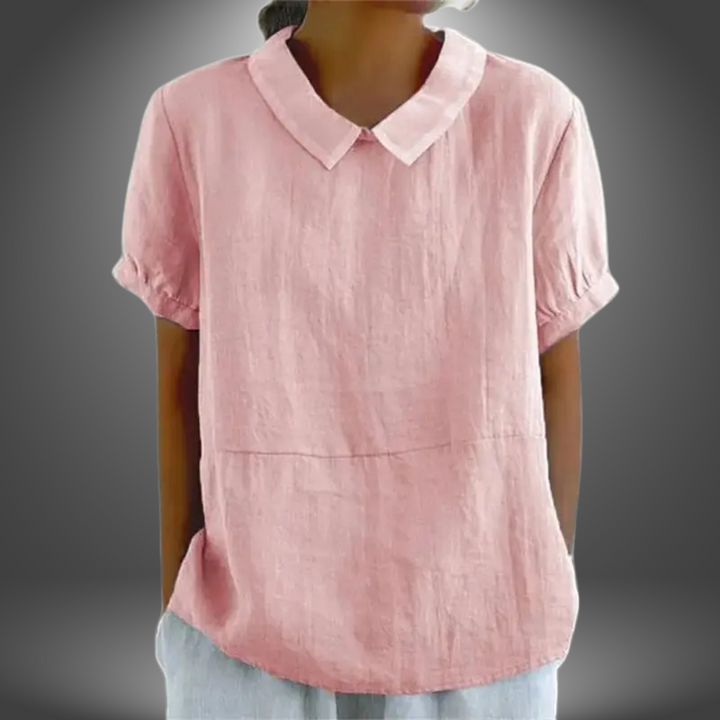 Simonetta | Blusa Con Colletto Fatta a Mano