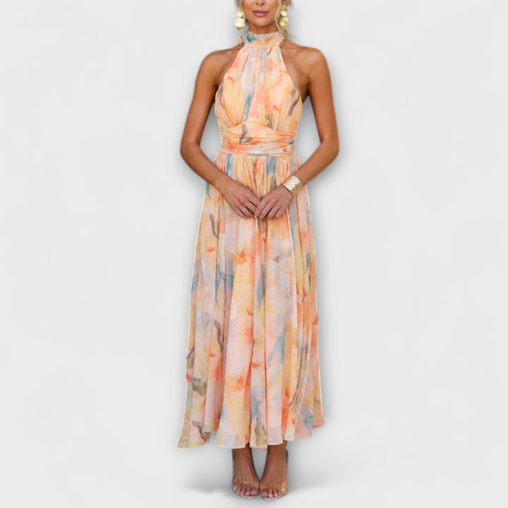 Cristal | Vestito Premium con Stampa Acquerello