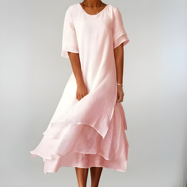 Agnese | Abito lungo in cotone leggero ed elegante