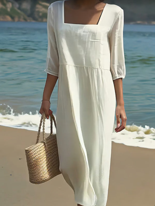Luna | Abito in lino casual