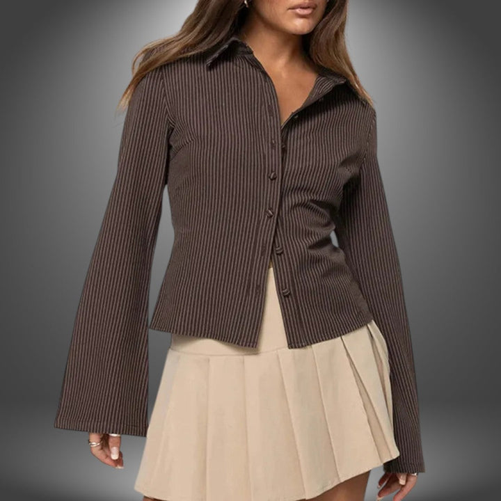 Eva | Blusa Elegante Artigianale a Costine