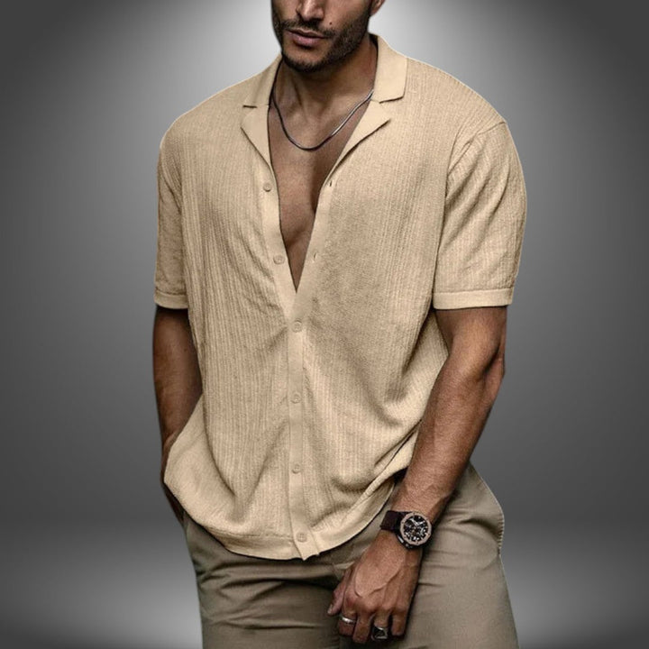 Lorenzo | Camicia Artigianale in Lino da Uomo