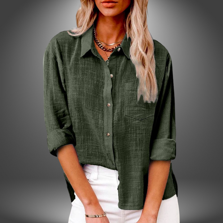 Zoe | Blusa Premium in Lino da Donna
