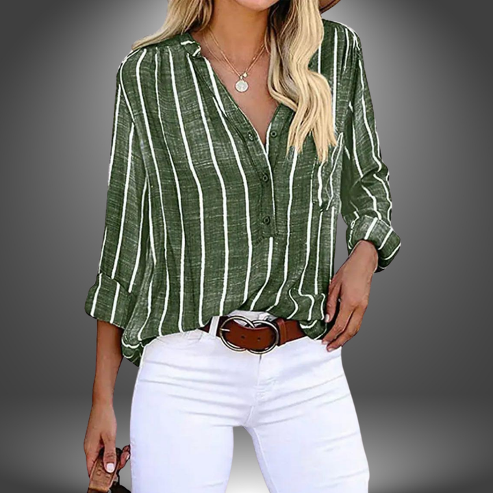 Giana | Blusa Artigianale a Righe