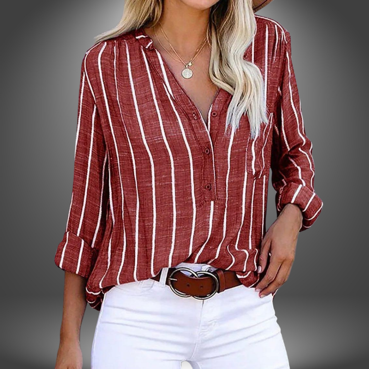 Giana | Blusa Artigianale a Righe