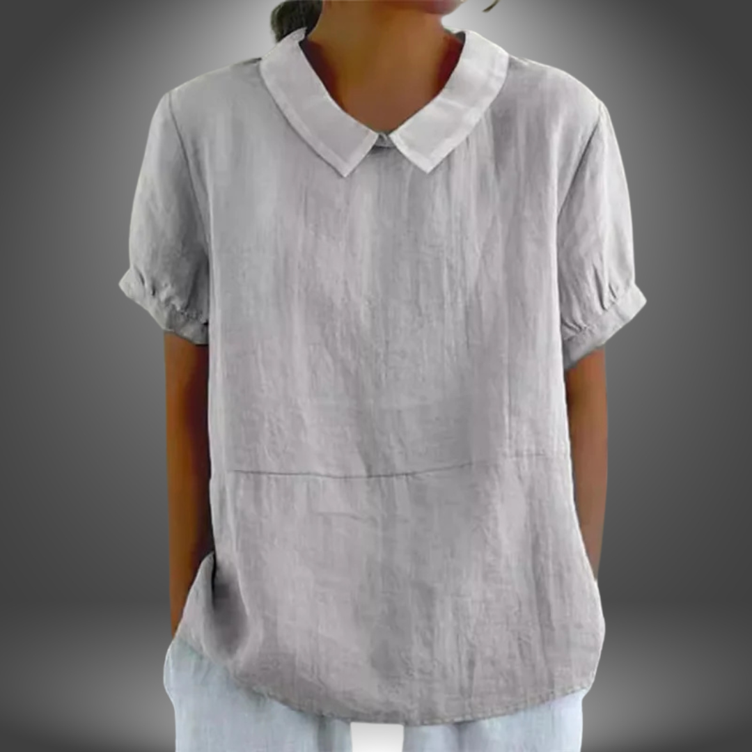 Simonetta | Blusa Con Colletto Fatta a Mano