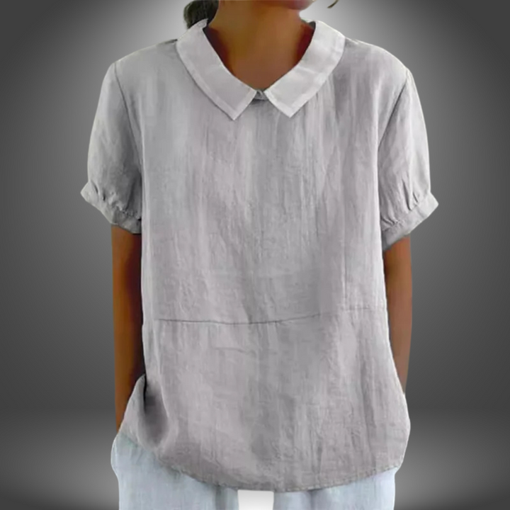 Simonetta | Blusa Con Colletto Fatta a Mano