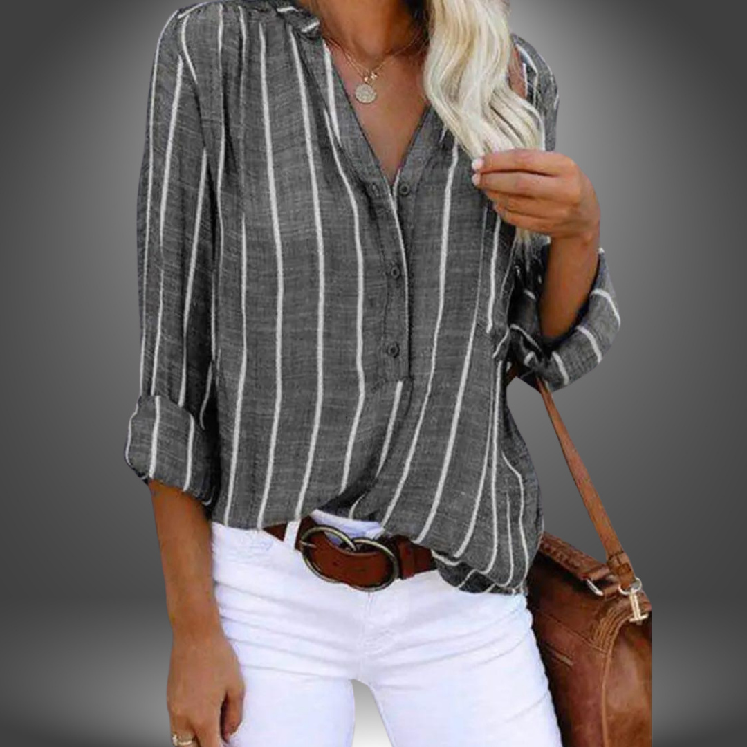 Giana | Blusa Artigianale a Righe