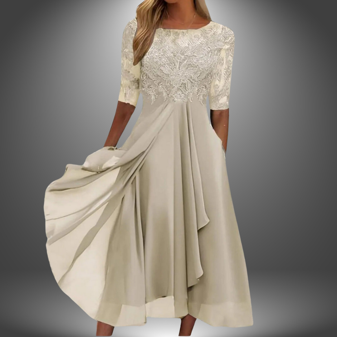 Margherita | Vestito Artigianale di Pizzo Elegante