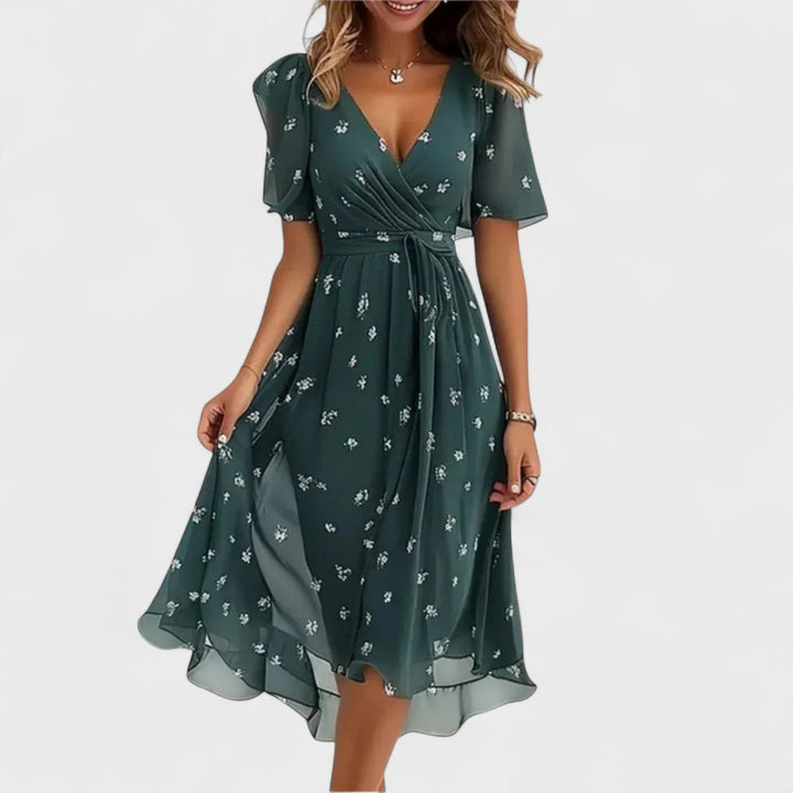 Chiara | Abito Lungo Premium Floreale