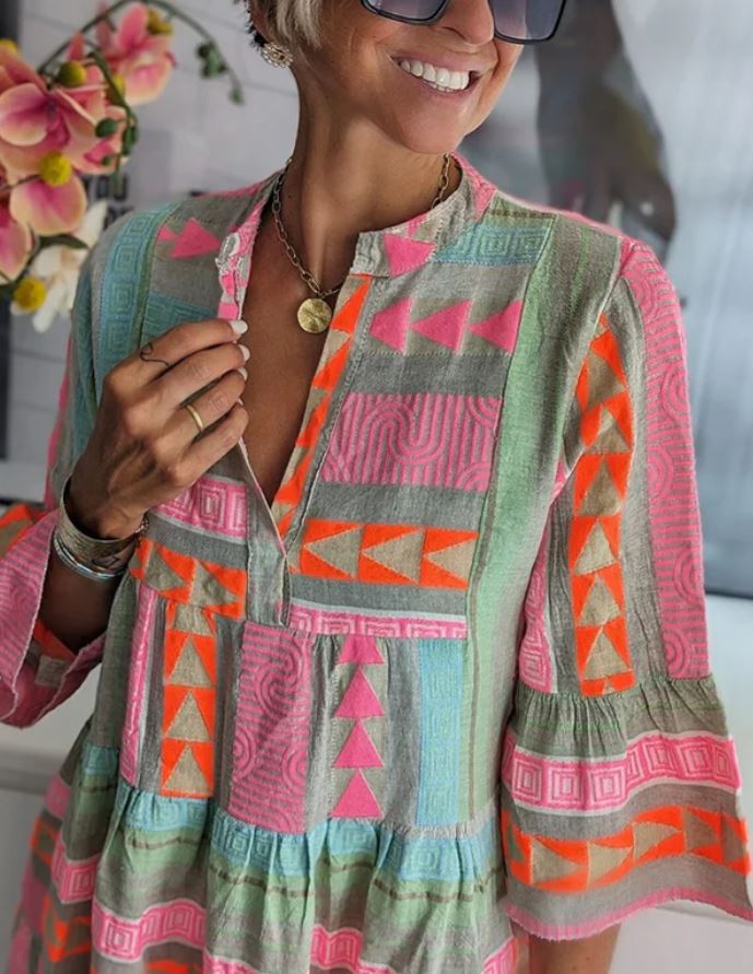 Lila | Vestito organico floreale