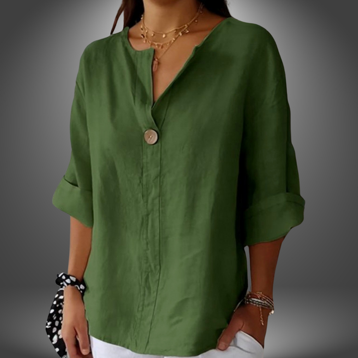 Jessa | Camicia  Premium con Scollatura a V