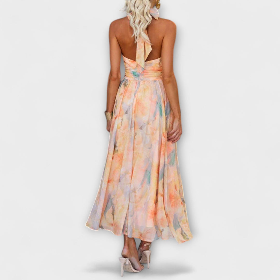 Cristal | Vestito Premium con Stampa Acquerello