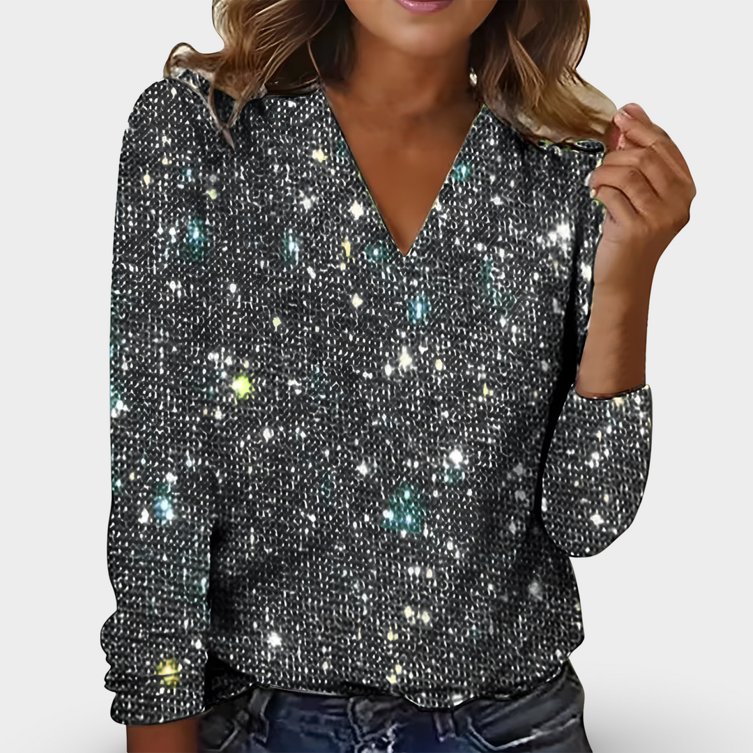 Vale | Blusa luminosa per feste scintillanti