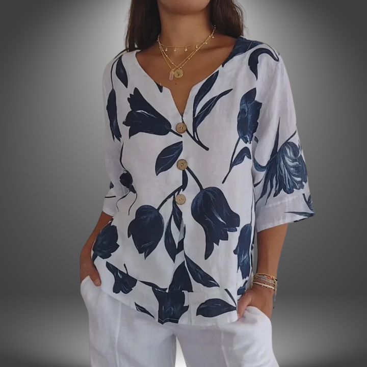 Sofia | Blusa Artigianale Estiva da Donna