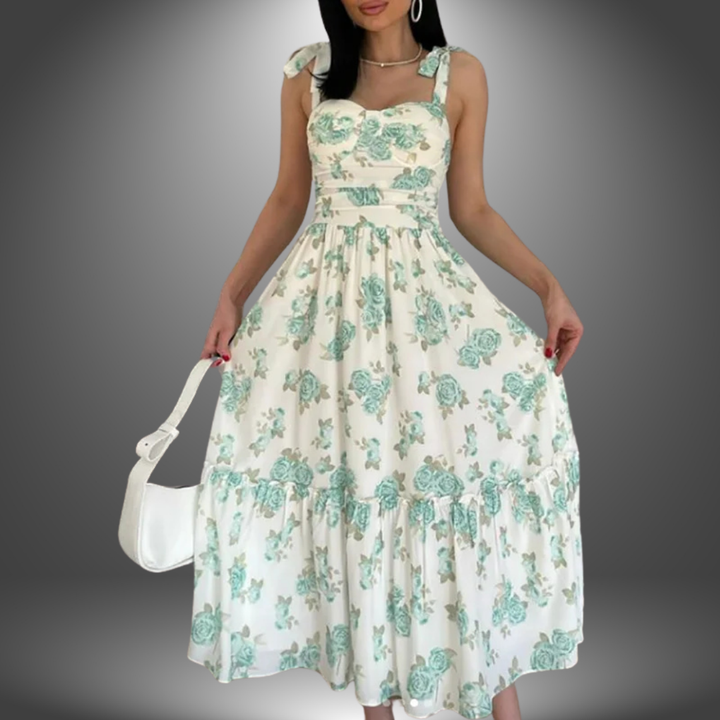 Emilia | Abito Estivo Premium con Motivo Floreale
