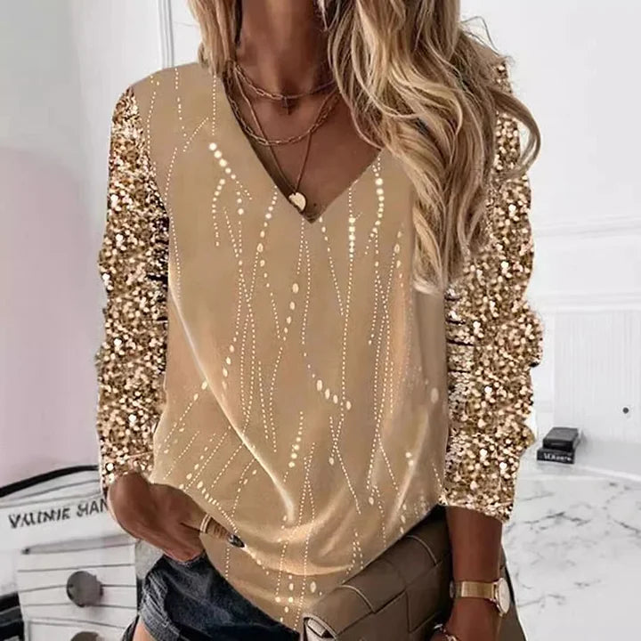 Aurelia | Blusa elegante scintillante per serate speciali