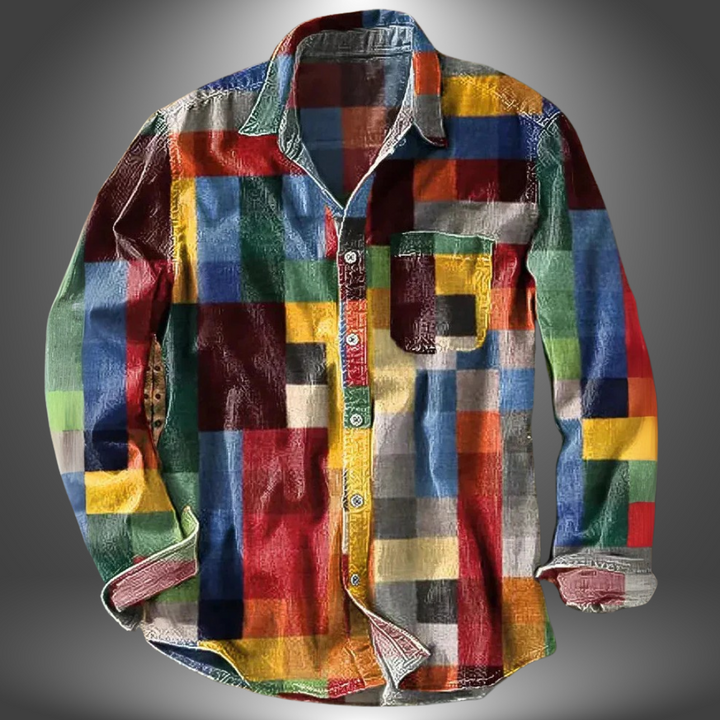 Aleandro | Camicia Premium con Motivo a Quadri