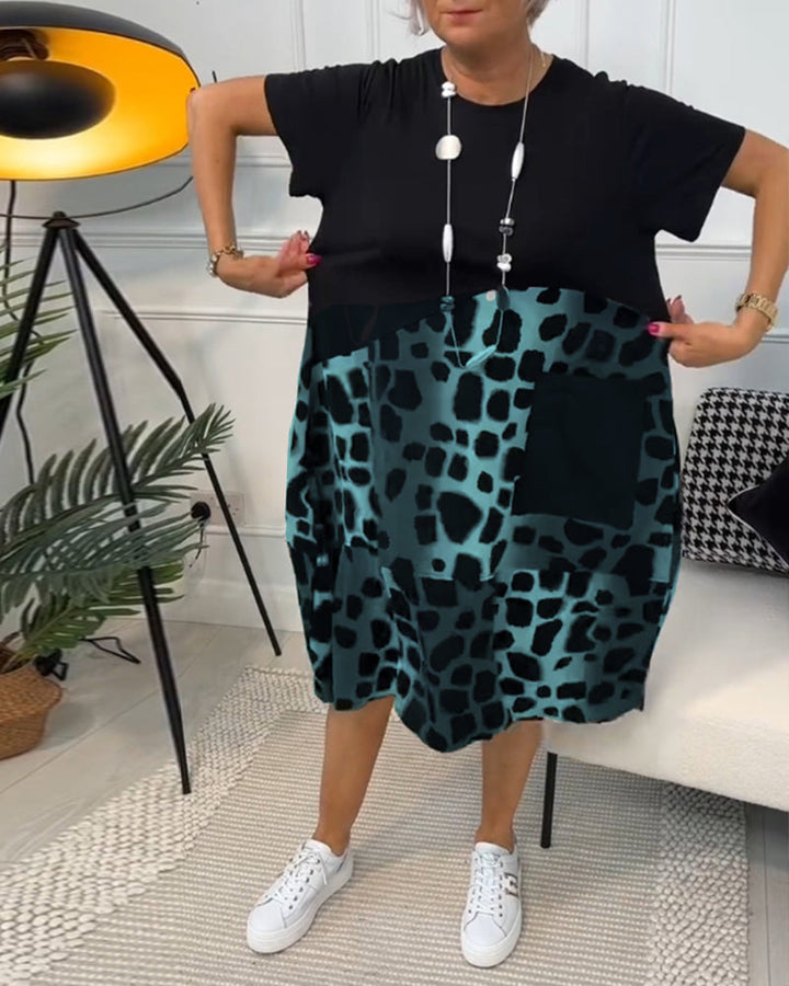 Tessa | Abito casual artigianale con scollatura rotonda
