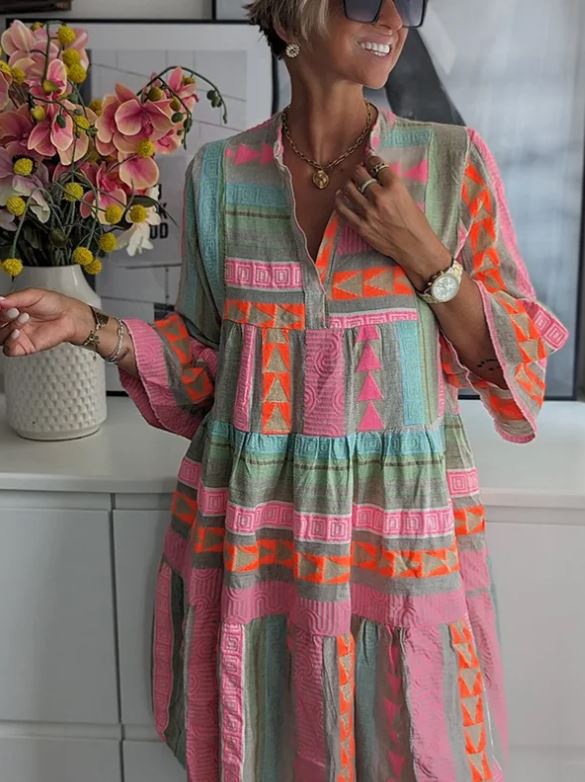 Lila | Vestito organico floreale