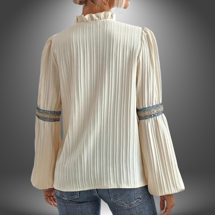Valeria | Blusa Premium con Scollo a V Elegante