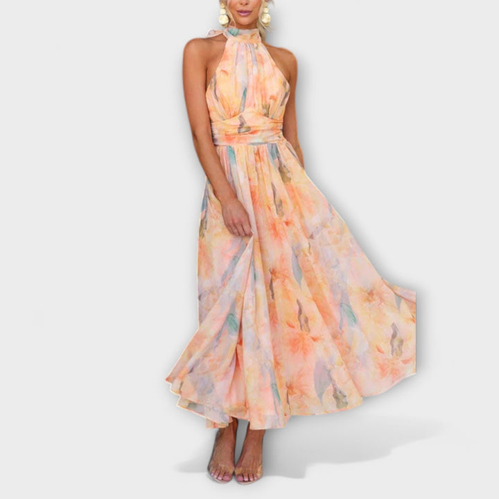 Cristal | Vestito Premium con Stampa Acquerello