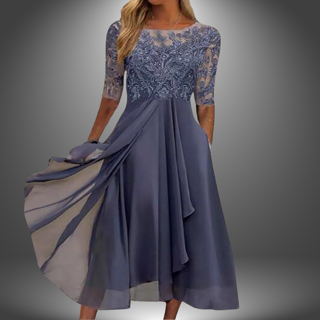 Margherita | Vestito Artigianale di Pizzo Elegante