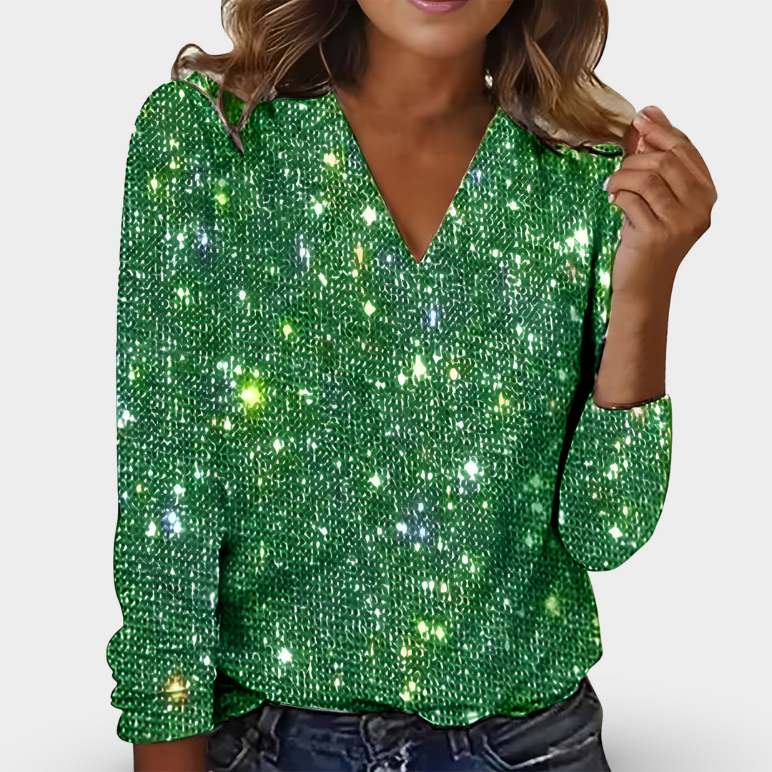 Vale | Blusa luminosa per feste scintillanti
