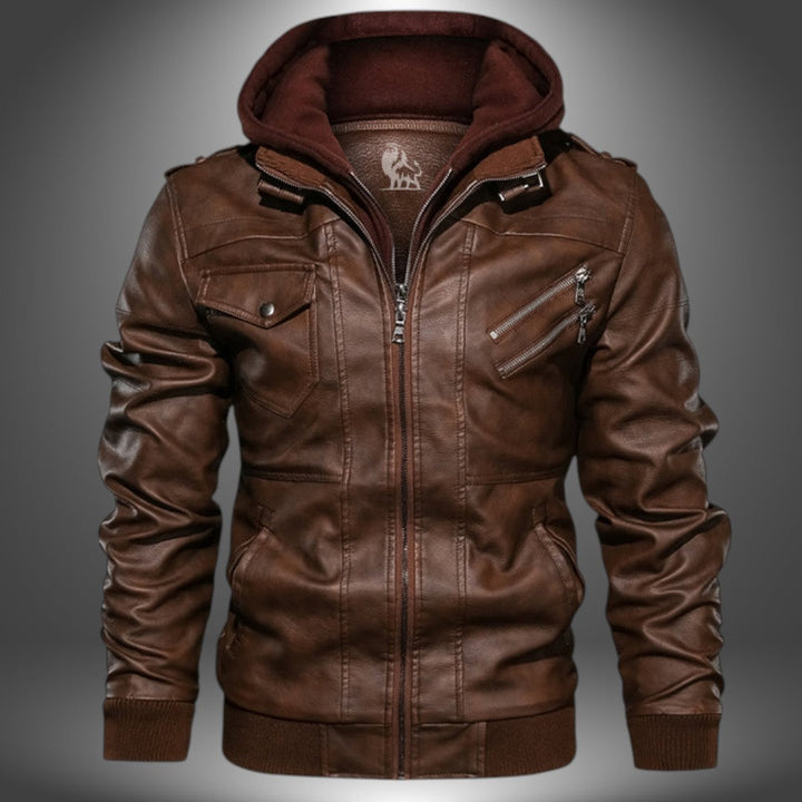 David | Giacca Artigianale Vintage in Pelle