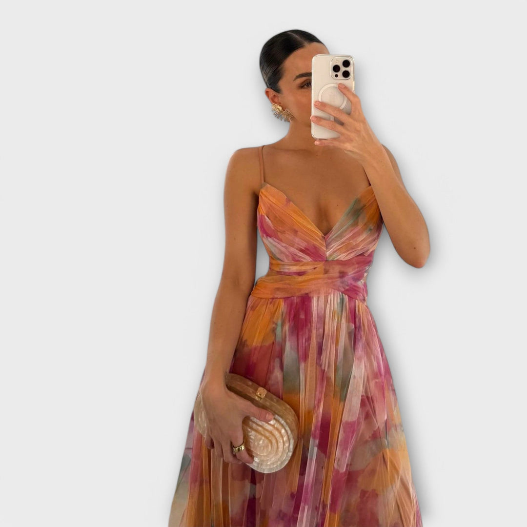 Annai | Abito Lungo Artigianale Elegante