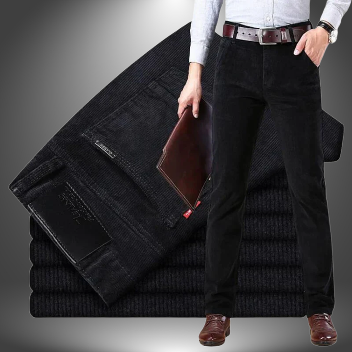 Claudio | Pantaloni a Coste in Cotone Artigianale
