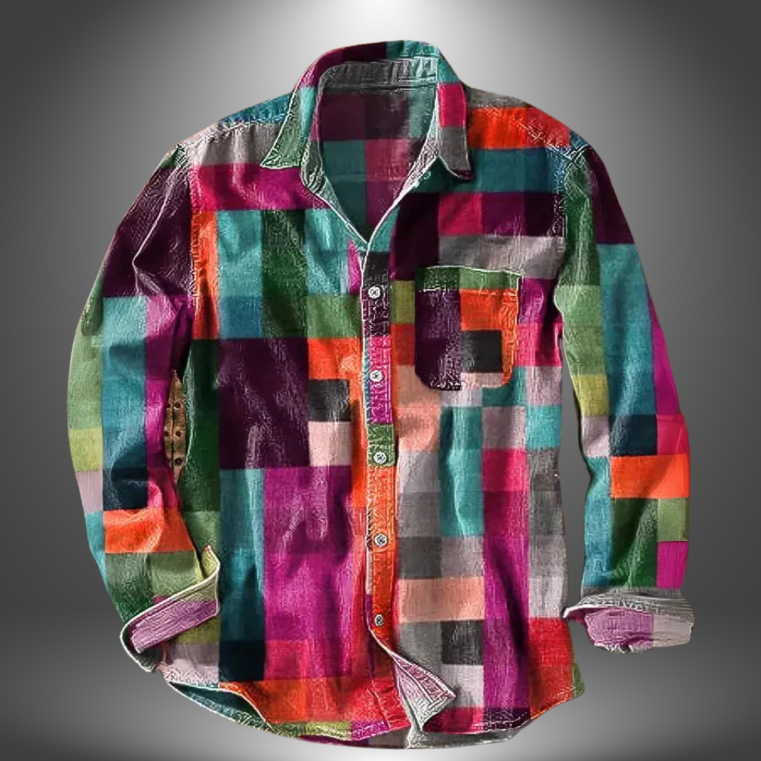 Aleandro | Camicia Premium con Motivo a Quadri
