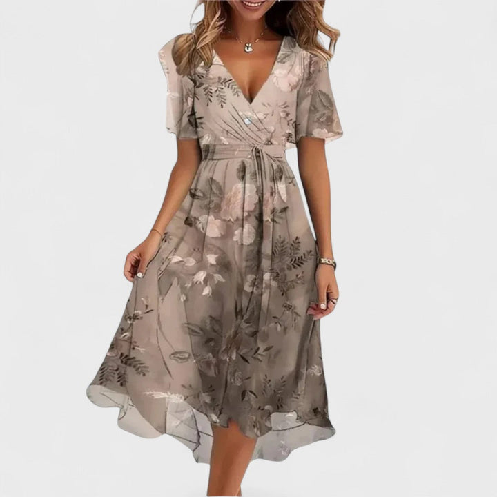 Chiara | Abito Lungo Premium Floreale