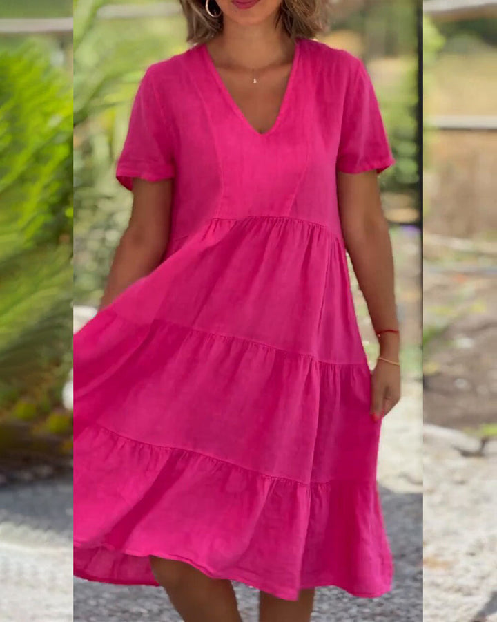 Elodie | Abito in lino di cotone premium per un comfort senza pari