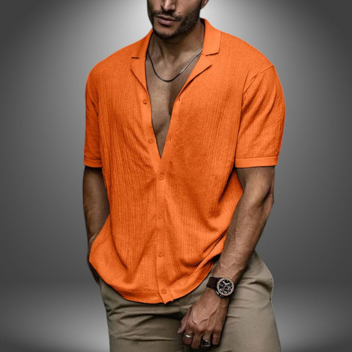 Lorenzo | Camicia Artigianale in Lino da Uomo