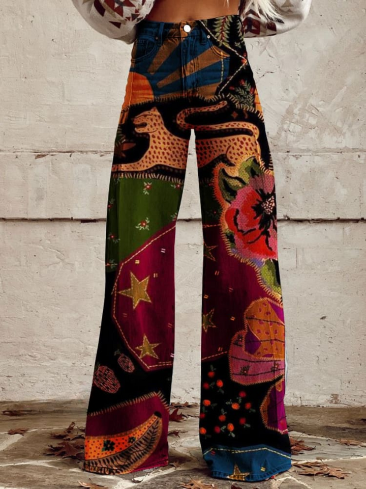 Ines | Pantalone vintage artigianale per un look elegante