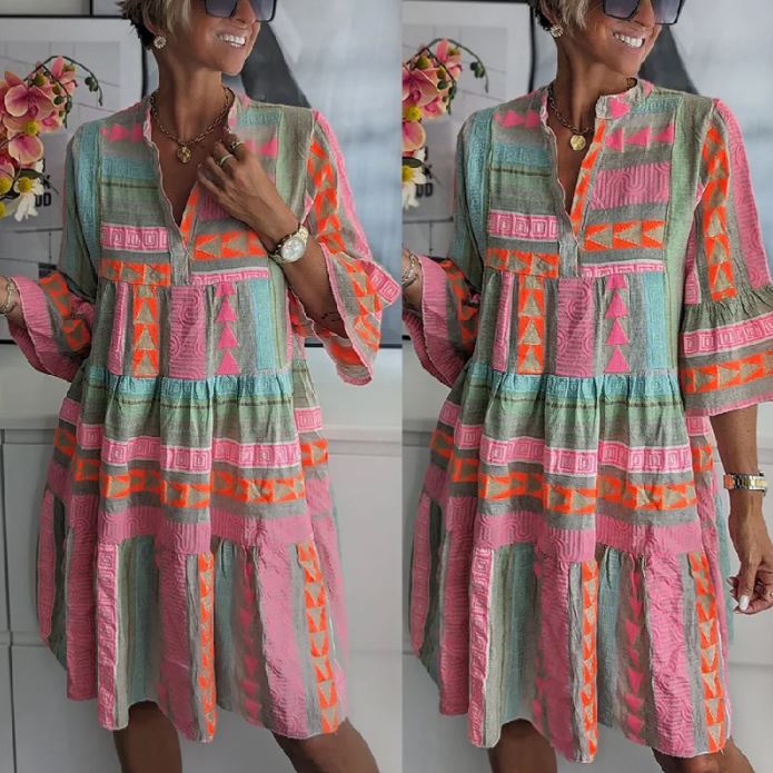 Lila | Vestito organico floreale