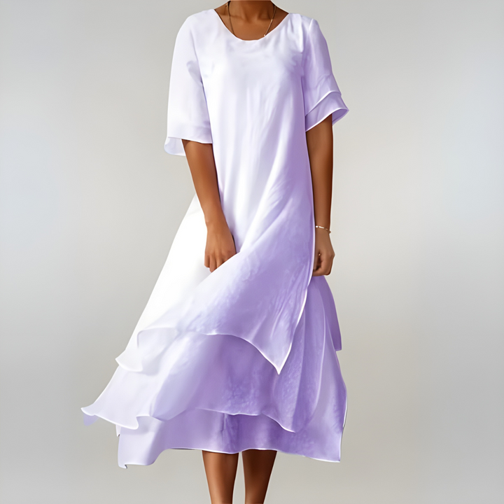Agnese | Abito lungo in cotone leggero ed elegante