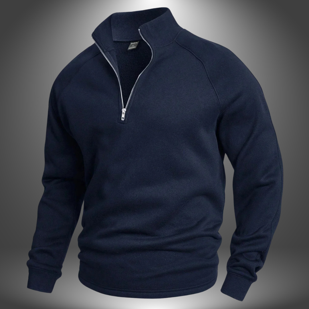 Noa |  Maglione Sartoriale Mezza Zip